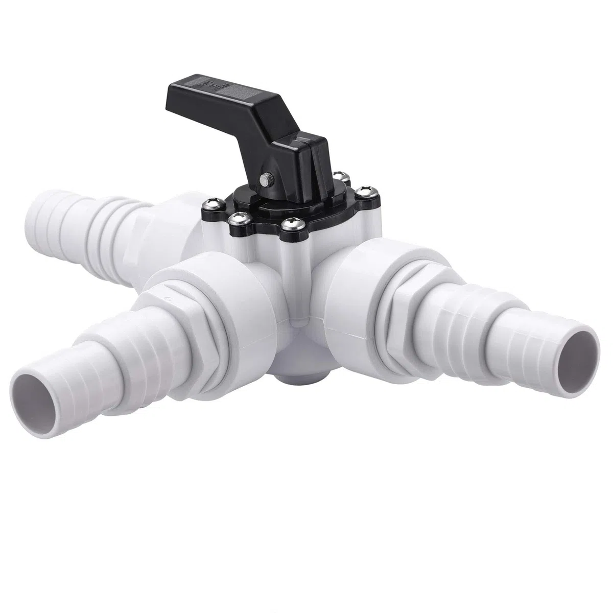 MONZANA® Juego de Bypass Piscina 12 Pzs. Válvula de 3 Vías Conector Ø 32/38mm 6 Abrazaderas de Manguera 8m Cinta Sellado Depuradoras Calefacción Piscina Bomba de Calor Calefacción Solar